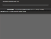 Tablet Screenshot of hermanascarmelitas.org